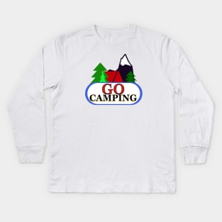 Go Camping Kids Long Sleeve T-Shirt